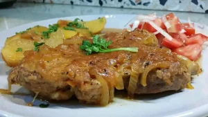 Krmenadle u sosu od crnog luka - recipe photo- Istaknuta slika
