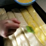Pita sa sirom i susamom | Priprema preliva za pitu | Postupak 4 | Slika 3/5