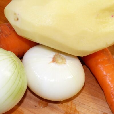 Karfiol krem supa | Priprema povrća | Postupak 1 | Slika 2/2