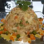 Ruska salata sa šunkom | Dekoracija | Postupak 3 | Slika 4/4