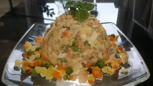 Ruska salata sa šunkom