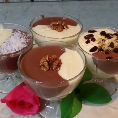 Monte desert u čaši | Istaknuta slika 2/4 | Savršena, harmonija, čokolade, i, vanile, kermasti, užitak