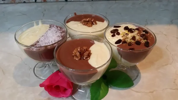 Monte desert u čaši | Istaknuta slika 2/4 | Savršena, harmonija, čokolade, i, vanile, kermasti, užitak