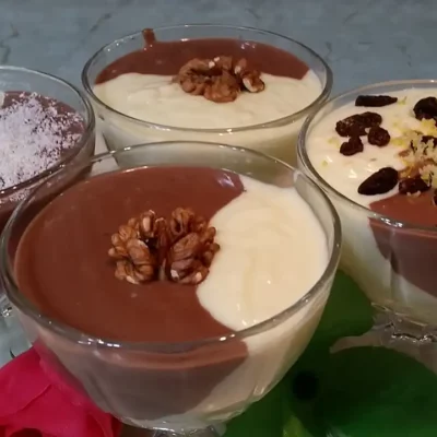 Monte desert u čaši | Istaknuta slika 1/4 | Savršena, harmonija, čokolade, i, vanile, kermasti, užitak