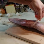 Punjeni svinjski filet za prazničnu trpezu | Priprema fileta | Postupak 1 | Slika 1/4