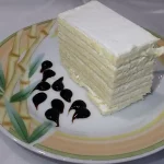Torta beli anđeo | Serviranje torte | Postupak 6 | Slika 4/4