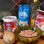 Bela čorba sa piletinom i povrćem | 5/5 Bela čorba sa piletinom i povrćem | Istaknuta slika 5/5 | Razno, povrće, i, pileće, meso, u, jednoj, šerpi