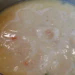 Bela čorba sa piletinom i povrćem | Priprema zaprške | Postupak 4 | Slika 7/7