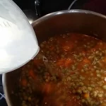 Grašak sa kobasicama | Pravljenje zaprške | Postupak 3 | Slika 4/5