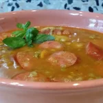 Grašak sa kobasicama | Istaknuta slika 1/4 | Gusto, varivo, kao, hranljiv, obrok