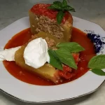 Punjene tikvice | Serviranje punjenih tikvica | Postupak 5 | Slika 4/4