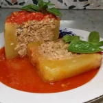 Punjene tikvice | Serviranje punjenih tikvica | Postupak 5 | Slika 3/4