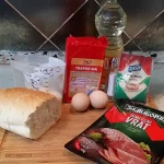 Seoski hlebni složenac | Istaknuta slika 2/4 | Čarolija, starog, hleba, sira, šunke, i, svježih, jaja