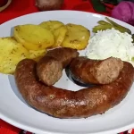 Domaće kobasice sa pekarskim krompirom | Istaknuta slika 1/4 | Idealna, garnitura, za, savršen, ručak