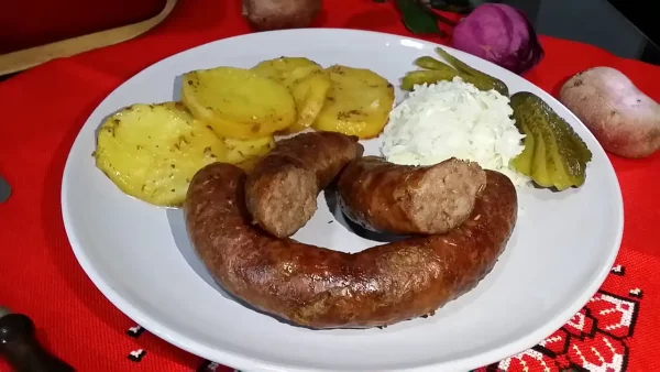 Domaće kobasice sa pekarskim krompirom | Istaknuta slika 1/4 | Idealna, garnitura, za, savršen, ručak
