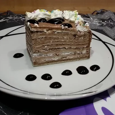 Rozen torta sa Milka čokoladom | Serviranje | Postupak 6 | Slika 1/2