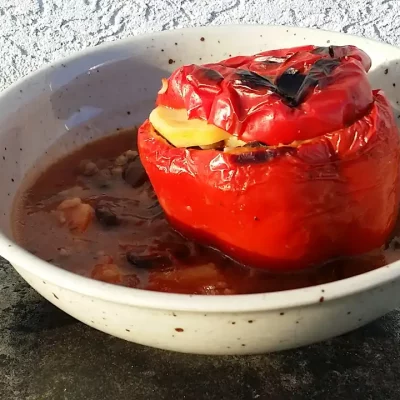 Posne punjene paprike sa pečurkama 1 Posne punjene paprike sa pečurkama