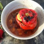Posne punjene paprike sa pečurkama | Istaknuta slika 1/4 | 7, neodoljivih, –, paprika, pečurka, pirinač, krompir, i, šargarepa, u, balansu, paradajz, sosa, i, luka