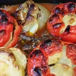 Posne punjene paprike sa pečurkama | Istaknuta slika 2/4 | 7, neodoljivih, –, paprika, pečurka, pirinač, krompir, i, šargarepa, u, balansu, paradajz, sosa, i, luka