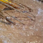 Dodavanje suvih sastojaka | Postupak 3 | Slika 3/4 Oblatne sa čokoladom i keksom | Dodavanje suvih sastojaka | Postupak 3 | Slika 3/4