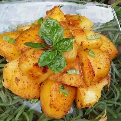 Pečeni krompir iz rerne | Serviranje | Postupak 4 | Slika 1/2