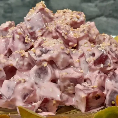 Slika vezana za salata od cvekle sa susamom 1